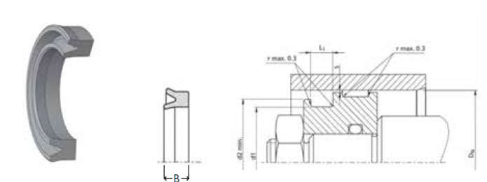 İS23 PISTON U-CUP
