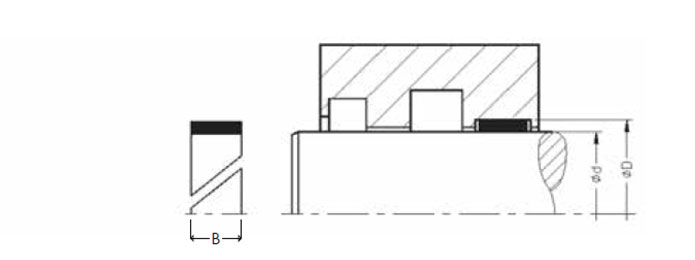 İS86 PISTON GUIDE RING (PHENOLIC RESIN)	