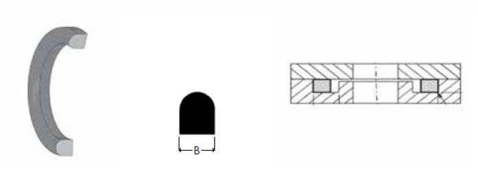 İS90 D-SECTION SEAL (CAP-UPPER)	