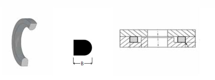 İS91 D-SECTION SEAL (CAP-INNER)	