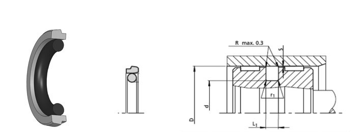 İS71 PISTON GLIDE SEAL 2 (SINGLE ACTING )