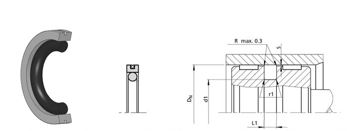 İS72 PSTON GLIDE SEAL 3