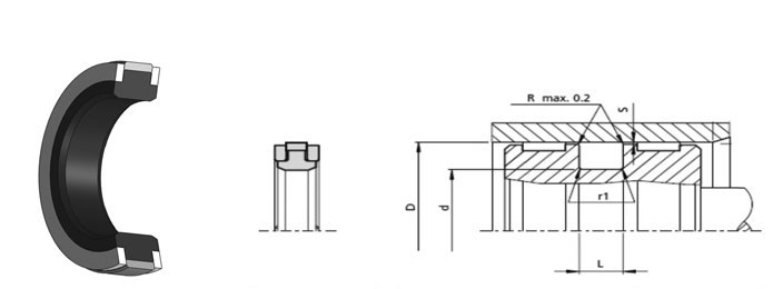İS73 PISTON SEAL (HEAVY DUTY)