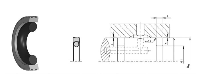 İS75 PISTON ROTARY SEAL