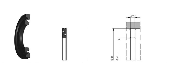 İS52 PNEUMATIC PISTON SEAL